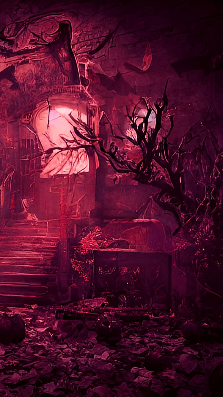Halloween scene, well rendered matte fantasy painting 
